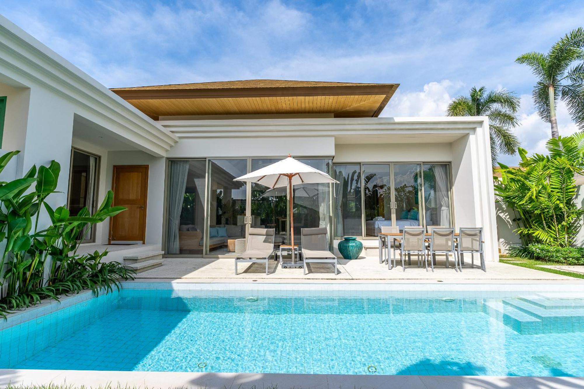 תאלאנג Trichada Breeze 3Br Stylish Villa, 15 Min To Layan Beach מראה חיצוני תמונה