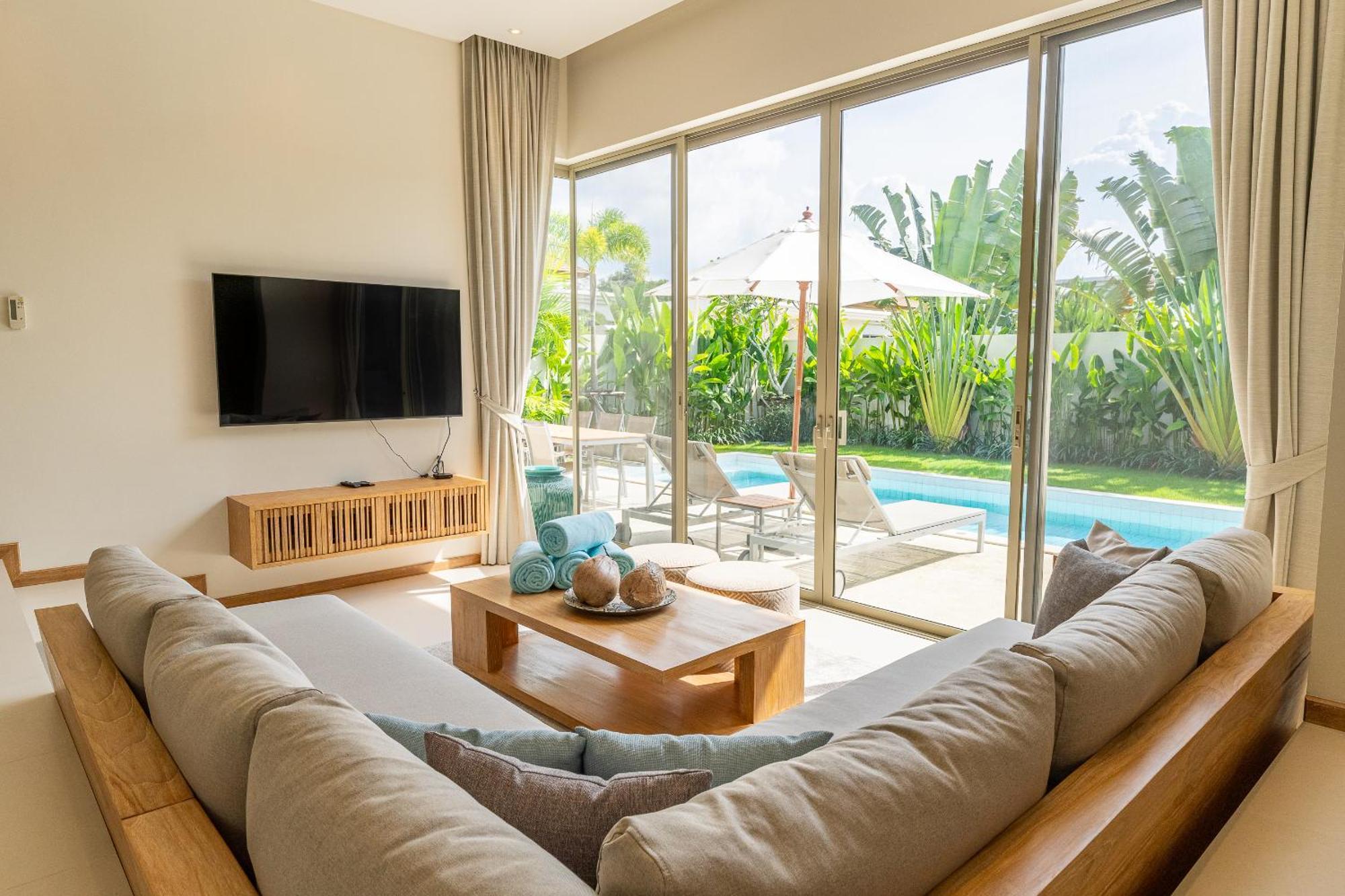 תאלאנג Trichada Breeze 3Br Stylish Villa, 15 Min To Layan Beach מראה חיצוני תמונה