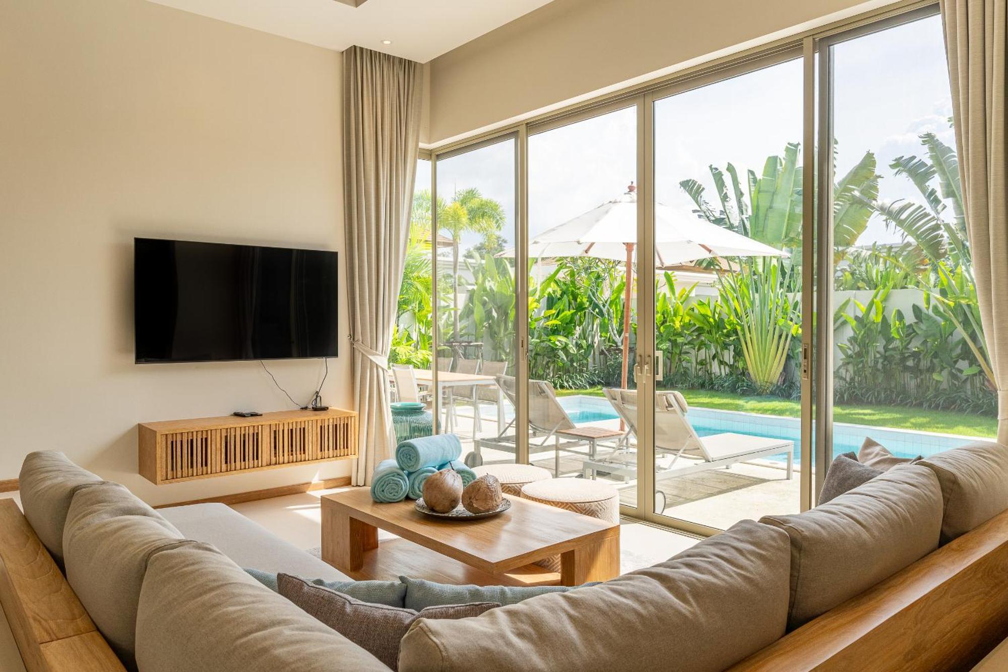 תאלאנג Trichada Breeze 3Br Stylish Villa, 15 Min To Layan Beach מראה חיצוני תמונה