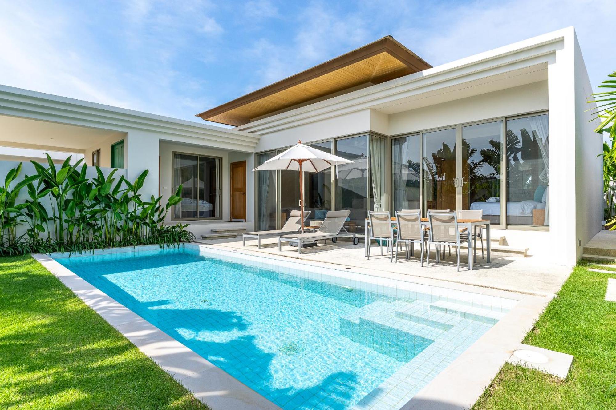 תאלאנג Trichada Breeze 3Br Stylish Villa, 15 Min To Layan Beach מראה חיצוני תמונה